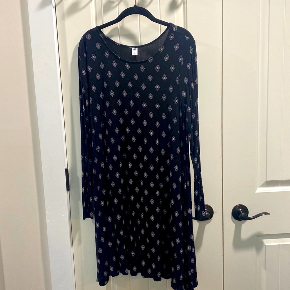 Old Navy Black and white cotton dress